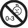 Nije prikladno za djecu mlađu od 3 godine.