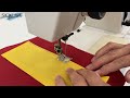 Plastična stopica za šivaći stroj za nevidljivi patentni zatvarač