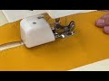 Stopica za overlock šivanje s bočnim nožem za rezanje
