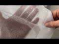 Olovna zavjesa od voile / mreže širine 300 cm
